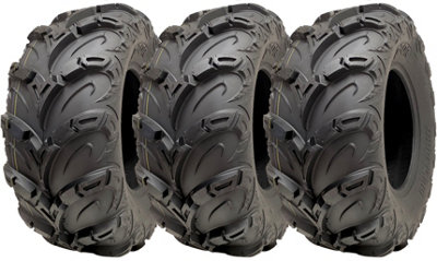 Parnells 25X10.00-12 Atv Quad Tyres Obor Mudsling E-Marked Road Legal 200Kgs (Set Of 3) from B&Q