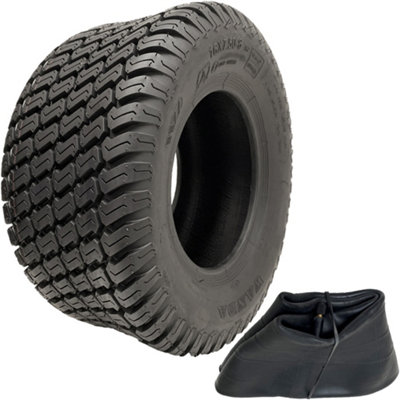 Parnells 16X7.50-8 Lawnmower Tyre & Tube 4Ply Turf Grass Wanda P332 E-Marked Road Legal