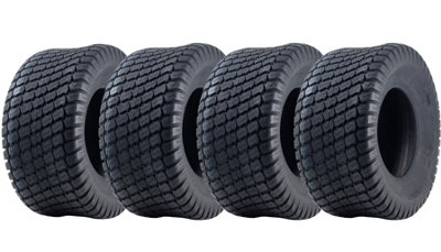 Parnells 26X12.00-12 Lawnmower Tyres 4-Ply Turf Grass P332 Journey Road Legal (Set Of 4) from B&Q