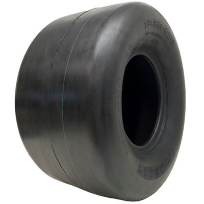 B&Q - 18X9.50-8 Smooth Lawnmower Slick Tyre 4-Ply Tubeless  P607 Pattern 425Kgs