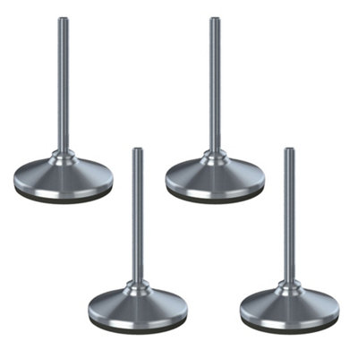 Parnells Stainless Levelling Foot M20X150 105mm Base & Anti-Vibration Pad 8800Kg-Set Of 4 from B&Q