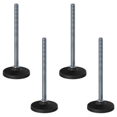 Parnells Stainless Levelling Foot M16X230 With 100mm Plastic Base 5000KgSet Of 4 from B&Q