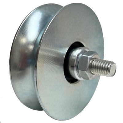 Parnells 80mm Round Groove Wheel With 2 Ball Bearing