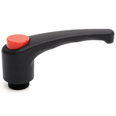B&Q -  Clamping Handle M10 Female Nylon (Zinc Thread)