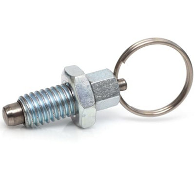 Rencol Spring Loaded Ring Pull Plunger M6 With Stainless 4mm Pin