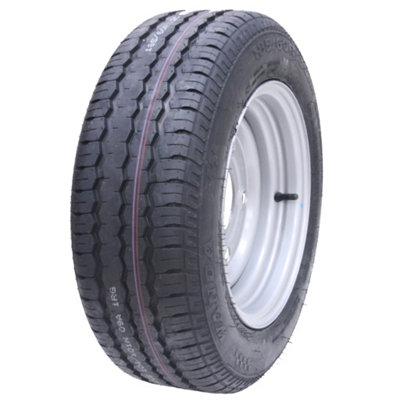 Parnells 185/60 R12C Trailer Wheel 5 Stud 112mm Pcd Tyre On Rim Brian James Ifor Williams from B&Q
