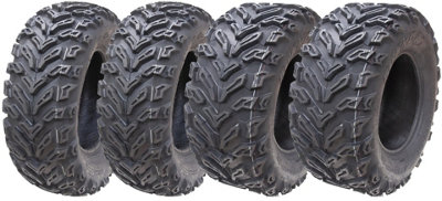 B&Q -  25X10.00-12 & 25X8.00-12 Quad Atv Tyres 6Ply Wanda E-Marked Legal (Set Of 2 &2)