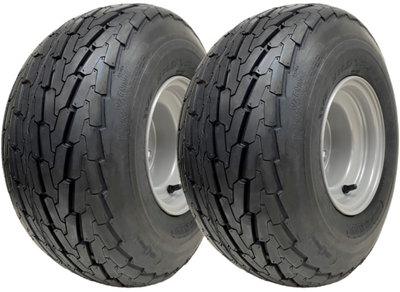 Parnells 18.5X8.50-8 Trailer Wheels 4 Stud 4 Inch Pcd High Speed Wanda P815 (Set Of 2) from B&Q