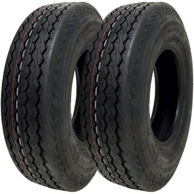 Parnells 4.80/4.00-86PlyWanda Trailer Tyre340Kg400X8 TireSet Of 2Wanda P811 from B&Q