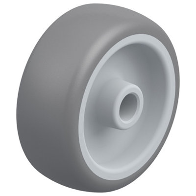 Blickle 80mm Wheel With Grey Tpr-Rubber On Polypropylene Centre from B&Q