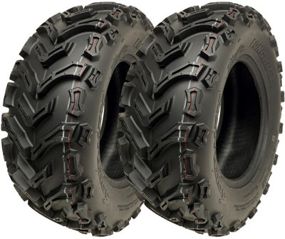 B&Q -  24X8.00-12 Quad Atv Tyres 6Ply Wanda P3128 E-Marked Road Legal 40J (Set Of 2)