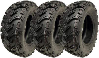B&Q -  24X8.00-12 Quad Atv Tyres 6Ply Wanda P3128 E-Marked Road Legal 40J (Set Of 3)