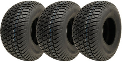 Parnells 20X10.00-8 Lawnmower Grass Turf Tyres 4Ply Wanda P332 Road Legal (Set Of 3)
