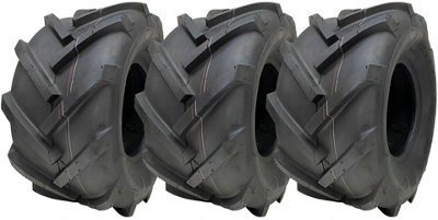 18x9.50-8 Open Centre Tyres Cleated Rotovator Industrial Wanda P328 (Set of 3) - Image 3