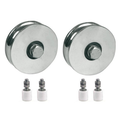 Parnells 200mm R-Groove Wheel With 2 Bb X2 & 40X60 Gate Guide X4