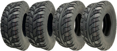 25X10.00-12 & 25X8.00-12 Atv Tyres 6Ply Wp08 Obor Beast Road Legal (Set Of 2&2) from B&Q