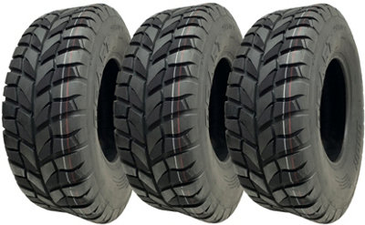 25X8.00-12 (205/80-12) Atv Tyres 6Ply Wp07 Obor Beast 47N Road Legal (Set Of 3) from B&Q