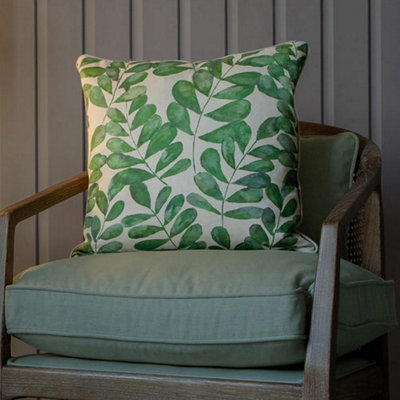 B&Q -  Voyage Rowan Printed Feather Filled CushionApple50 X 50Cm