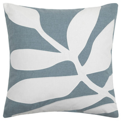 Voyage Maison Voyage Bodhi Embroidered Feather Filled CushionSeafoam50 X 50Cm from B&Q