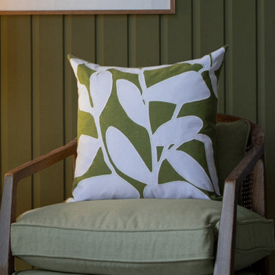 Voyage Maison Voyage Birch Embroidered Feather Filled CushionGrass50 X 50Cm from B&Q