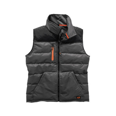 B&Q -  Worker Grey Bodywarmer Medium