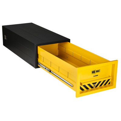 B&Q -  Van Vault Slider Box Lockable Van Storage Drawer 117L 300Kg Capacity
