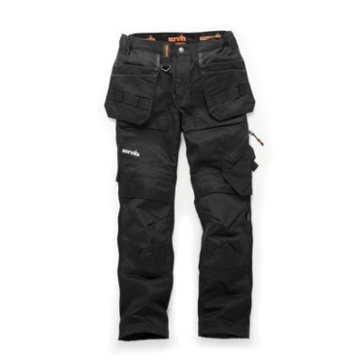 Scruffs Women Trade Flex Holster Trouser Durable Black Size 18S T55261 New - Image 2