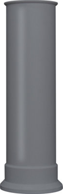 B&Q -  Straight Decorative Stove Pipe In Grey