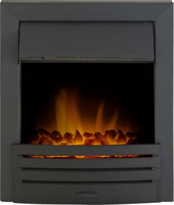 Adam Black Eclipse Inset Electric Fire With Remote Control - Image 5