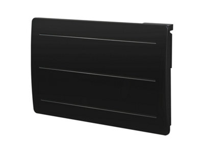Adam Onyx 1500W Ceramic Core Electric Radiator In Black from B&Q
