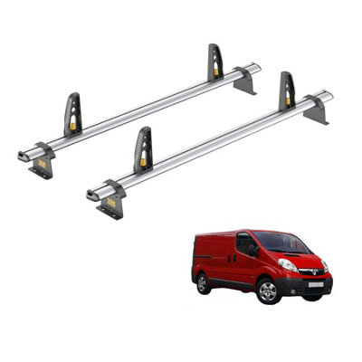 Van Guard Vauxhall Vivaro (2001-2014) Roof Rack 2 Aluminium Roof Bars With LoadstopsUltibar PlusVg255-2 from B&Q