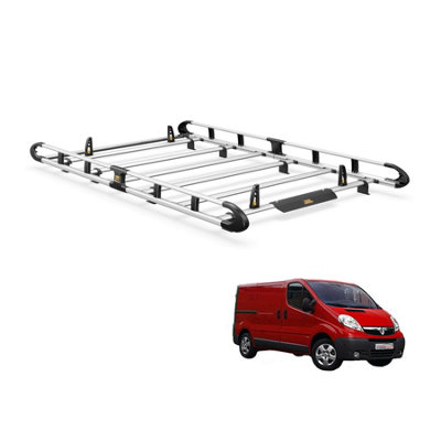 B&Q -  Vauxhall Vivaro Roof Rack For (2001-2014) Lwb + Tailgate Van Ultirack+