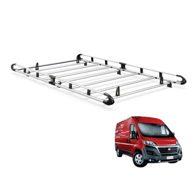 B&Q - Fiat Ducato Roof Rack (2006+) L2H2 Models Aluminium  Ultirack+