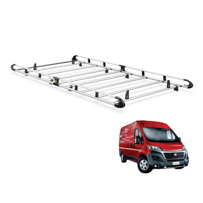 B&Q - Fiat Ducato Roof Rack (2006+) L3H2 Models Aluminium  Ultirack+
