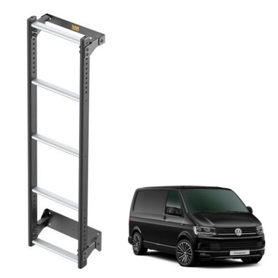 B&Q -  Van Ultiladder For Vw Transporter (2003-2015)5 Rung Van Door Ladder (Anti-Corrosive)