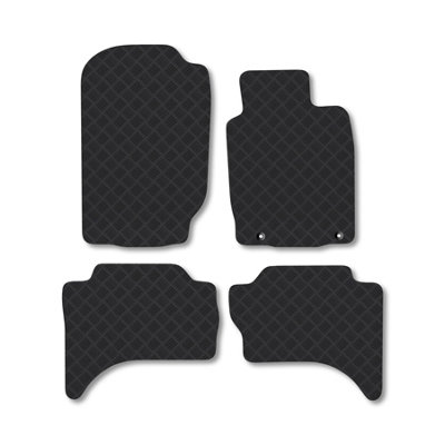 Car Mat Co Fiat Fullback 2016-Onwards No Rear Heating Van Floor Mats Rubber Tailored Fit from B&Q