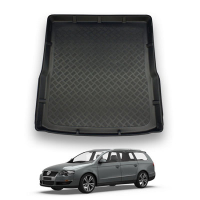 Nomad Vw Passat (2005-2011) Boot Liner (Estate Models) Tailored Boot Protector Waterproof Raised Edges Accessory Dog Pet Friendly from B&Q