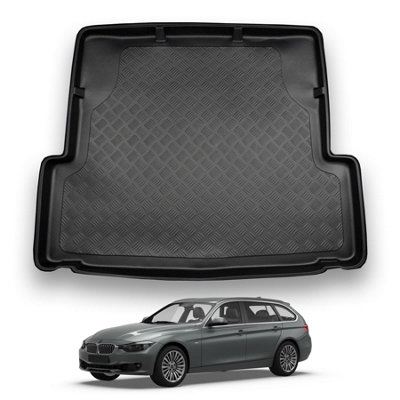 Nomad Bmw 3 Series (2005-2011) (E91) Boot Liner (Estate Models) Tailored Boot Protector Waterproof Raised Edges Accessory from B&Q