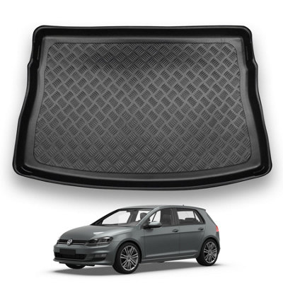 Nomad Vw Golf Mk7 (2013-2019) (Hatchback) Boot Liner (Upper Boot Position) Tailored Boot Mat Protector Waterproof Accessory from B&Q