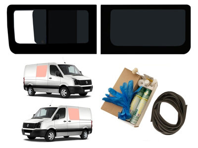Van Demon Vw Crafter (2006-2017) Lh Opening Rh Fixed Dark Tint Windows Fitting Trim Kit from B&Q