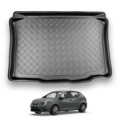 Nomad Seat Ibiza (2008-2017) Boot Liner (Hatchback Models) Tailored Boot Protector Waterproof Raised Edges Custom Fit Accessory from B&Q