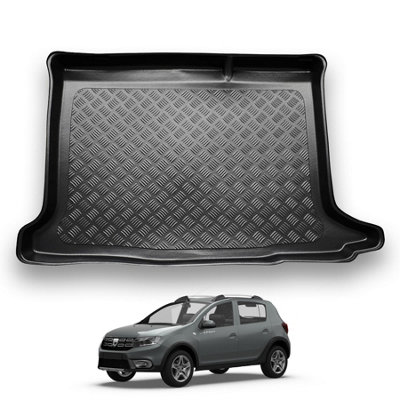 Nomad Dacia Sandero (2012-2020) Boot Liner Tailored Boot Mat Protector Waterproof Raised Edges Accessory Easy Install All-Weather from B&Q