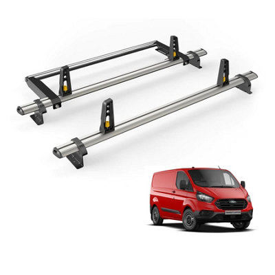 B&Q - Ford Transit Custom Roof Rack For (2013-2024) (Gen1) 2X Bars And  Roller 