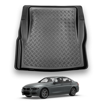 Nomad Bmw 3 Series (2012-2019) (F30) Boot Liner (Saloon Models) Tailored Boot Protector Waterproof Raised Edges Accessory from B&Q