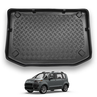 Nomad Citroen C3 Picasso (2009-2017) Boot Liner (Upper Boot Position) Tailored Boot Mat Protector Waterproof Accessory from B&Q