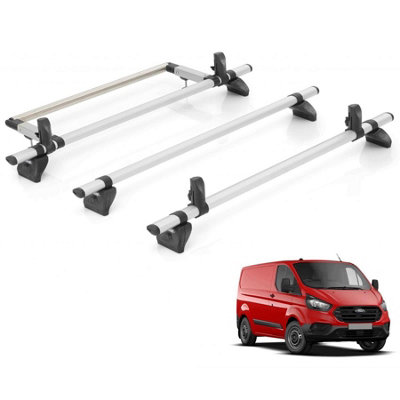 B&Q - Ford Transit Custom Roof Rack For Standard Roof Models X3 Bars  Kammbar Pro Only Suitable For Gen1 With Standard (H1) Roof