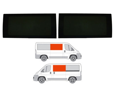 Van Demon Peugeot Boxer (2006+) Fixed Side WindowsVan GlassCamperConversion from B&Q