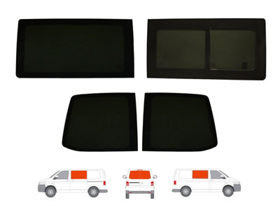 Van Demon Vw Transporter (2015-2022) Rear DoorsFixed Side WindowsVan GlassCamper