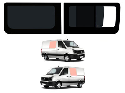 Van Demon Vw Crafter (2006-2017) Fixed PassengerOpening Driver Side WindowsVan Glass from B&Q