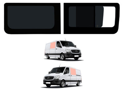 Van Demon Mercedes Sprinter (2006-2018) Fixed PassengerOpening Driver Side Windows from B&Q